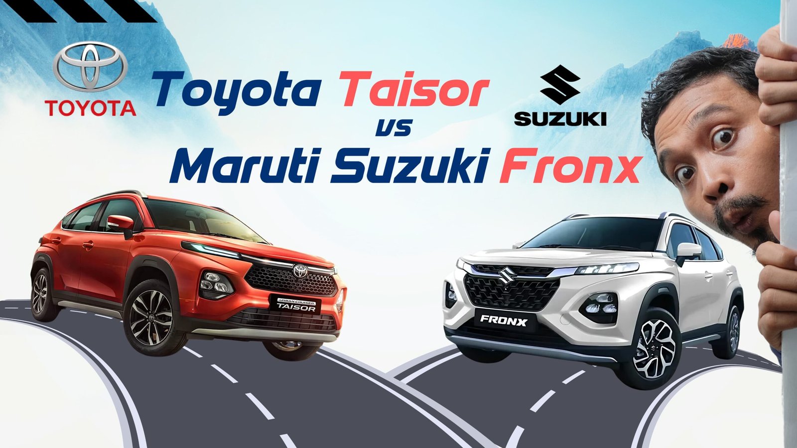 Choosing between Toyota Taisor and Maruti Fronx: A Clear Guide